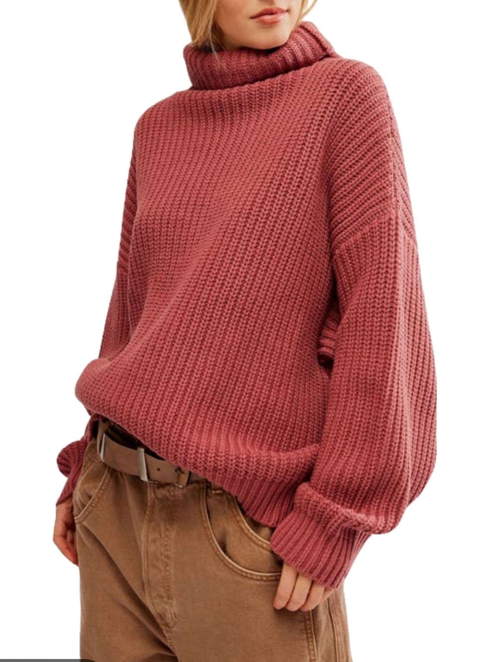 NWT Free People FP Swim Too Deep Turtleneck Sz XS